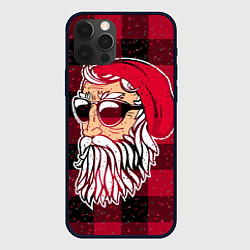Чехол iPhone 12 Pro Max Санта хипстер
