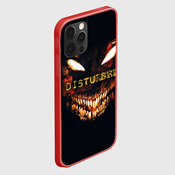 Чехол для iPhone 12 Pro Max Disturbed Demon, цвет: 3D-красный — фото 2