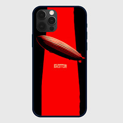 Чехол для iPhone 12 Pro Max Led Zeppelin: Red line, цвет: 3D-черный