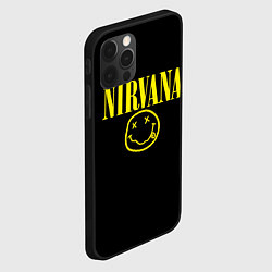 Чехол для iPhone 12 Pro Max Nirvana Rock, цвет: 3D-черный — фото 2