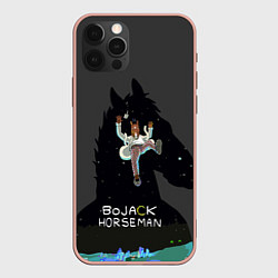 Чехол для iPhone 12 Pro Max Bojack Horseman, цвет: 3D-светло-розовый