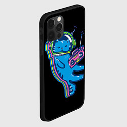Чехол для iPhone 12 Pro Max Космокот 1, цвет: 3D-черный — фото 2