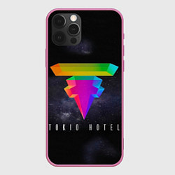 Чехол для iPhone 12 Pro Max Tokio Hotel: New Symbol, цвет: 3D-малиновый