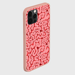 Чехол для iPhone 12 Pro Max Мозг, цвет: 3D-светло-розовый — фото 2