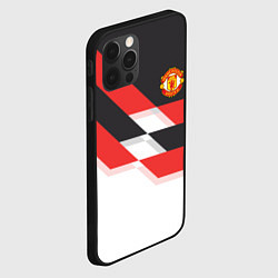 Чехол для iPhone 12 Pro Max Manchester United: Stipe, цвет: 3D-черный — фото 2