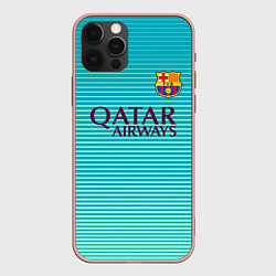 Чехол iPhone 12 Pro Max Barcelona FC: Aqua