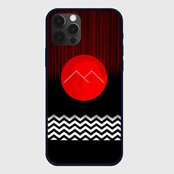 Чехол для iPhone 12 Pro Max Twin Peaks Sun, цвет: 3D-черный