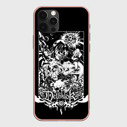 Чехол для iPhone 12 Pro Max Dethklok: Metalocalypse, цвет: 3D-светло-розовый