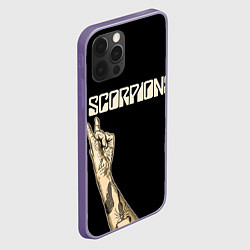 Чехол для iPhone 12 Pro Max Scorpions Rock, цвет: 3D-серый — фото 2