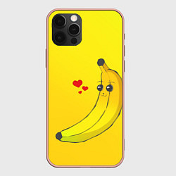Чехол iPhone 12 Pro Max Just Banana (Yellow)