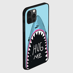 Чехол для iPhone 12 Pro Max Shark: Hug me, цвет: 3D-черный — фото 2