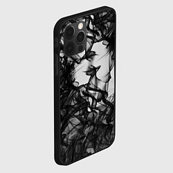 Чехол для iPhone 12 Pro Max Smoke, цвет: 3D-черный — фото 2