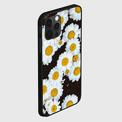 Чехол для iPhone 12 Pro Max Аромашки, цвет: 3D-черный — фото 2