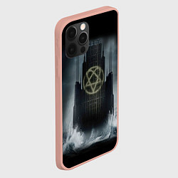 Чехол для iPhone 12 Pro Max HIM: Devil Castle, цвет: 3D-светло-розовый — фото 2