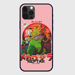 Чехол для iPhone 12 Pro Max Godzilla Reptar, цвет: 3D-черный