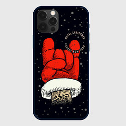 Чехол для iPhone 12 Pro Max Metal Christmas - Heavy New Year, цвет: 3D-черный