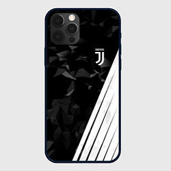 Чехол для iPhone 12 Pro Max FC Juventus: Abstract, цвет: 3D-черный