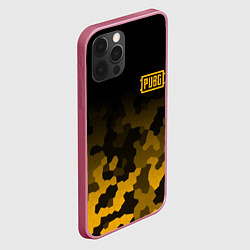 Чехол для iPhone 12 Pro Max PUBG: Military Honeycomb, цвет: 3D-малиновый — фото 2