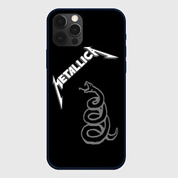 Чехол для iPhone 12 Pro Max Metallica - snake, цвет: 3D-черный