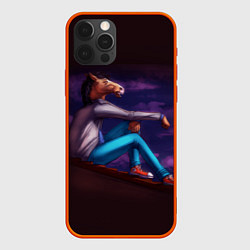 Чехол для iPhone 12 Pro Max BoJack, цвет: 3D-красный