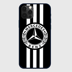 Чехол для iPhone 12 Pro Max Mercedes-Benz Black, цвет: 3D-черный
