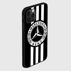 Чехол для iPhone 12 Pro Max Mercedes-Benz Black, цвет: 3D-черный — фото 2