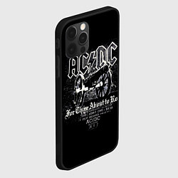 Чехол для iPhone 12 Pro Max AC DC - gun, цвет: 3D-черный — фото 2