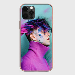 Чехол для iPhone 12 Pro Max Lil Peep: Neon Style, цвет: 3D-светло-розовый