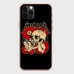 Чехол iPhone 12 Pro Max Metallica Skull