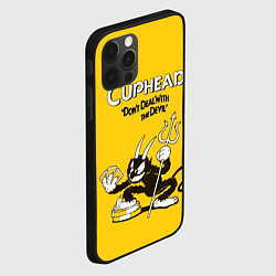 Чехол для iPhone 12 Pro Max Cuphead: Black Devil, цвет: 3D-черный — фото 2