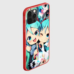 Чехол для iPhone 12 Pro Max Vocaloid, цвет: 3D-красный — фото 2