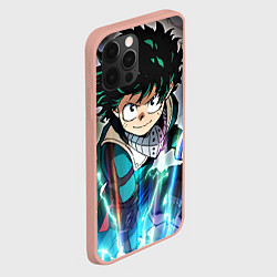 Чехол для iPhone 12 Pro Max My Hero Academia синий свет, цвет: 3D-светло-розовый — фото 2