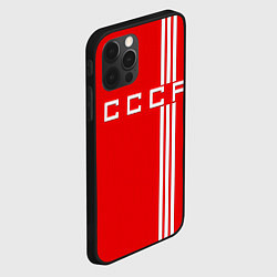 Чехол для iPhone 12 Pro Max Cборная СССР, цвет: 3D-черный — фото 2