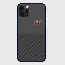 Чехол iPhone 12 Pro Max Audi: Grey Sport Line