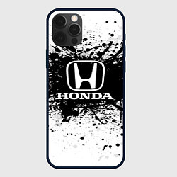 Чехол iPhone 12 Pro Max Honda: Black Spray