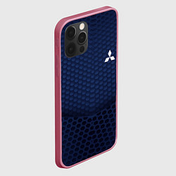 Чехол для iPhone 12 Pro Max Mitsubishi: Sport Motors, цвет: 3D-малиновый — фото 2