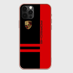 Чехол iPhone 12 Pro Max Porsche: Red Sport