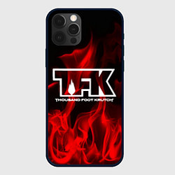 Чехол для iPhone 12 Pro Max Thousand Foot Krutch: Red Flame, цвет: 3D-черный
