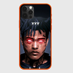 Чехол для iPhone 12 Pro Max XXXTentacion Demon, цвет: 3D-красный