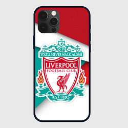 Чехол для iPhone 12 Pro Max FC Liverpool, цвет: 3D-черный