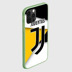 Чехол для iPhone 12 Pro Max FC Juventus, цвет: 3D-салатовый — фото 2