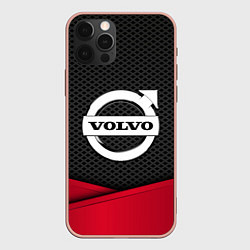 Чехол iPhone 12 Pro Max Volvo: Grey Carbon
