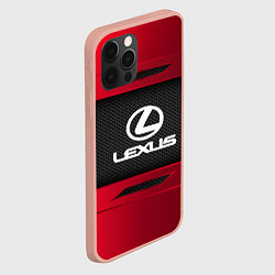Чехол для iPhone 12 Pro Max Lexus Sport, цвет: 3D-светло-розовый — фото 2