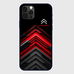 Чехол для iPhone 12 Pro Max Citroen: Red sport, цвет: 3D-черный