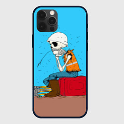 Чехол iPhone 12 Pro Max Скелет-геодезист
