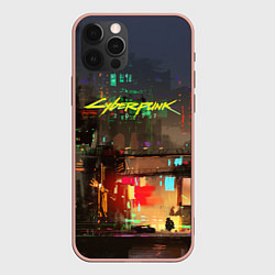 Чехол iPhone 12 Pro Max Cyberpunk 2077: Night City