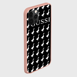 Чехол для iPhone 12 Pro Max GUSSI Black, цвет: 3D-светло-розовый — фото 2