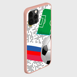 Чехол для iPhone 12 Pro Max Русский футбол, цвет: 3D-светло-розовый — фото 2