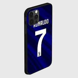 Чехол для iPhone 12 Pro Max Ronaldo 7: Blue Sport, цвет: 3D-черный — фото 2