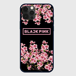 Чехол iPhone 12 Pro Max Black Pink: Delicate Sakura